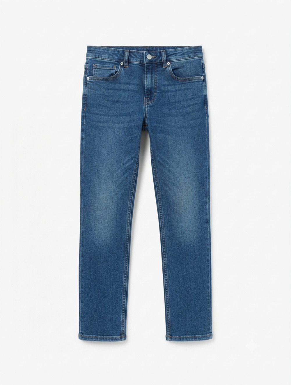 Calvin Klein Boys Jeans Size 10 Slim Straight Dark Wash Denim Pants Adjustable
